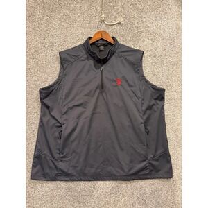 Simple Simon's Core 365 Vest Womens 3XL Blk Quarter Zip Performance Lightweight